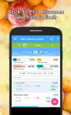 Calorie Counter HiKi android App screenshot 8